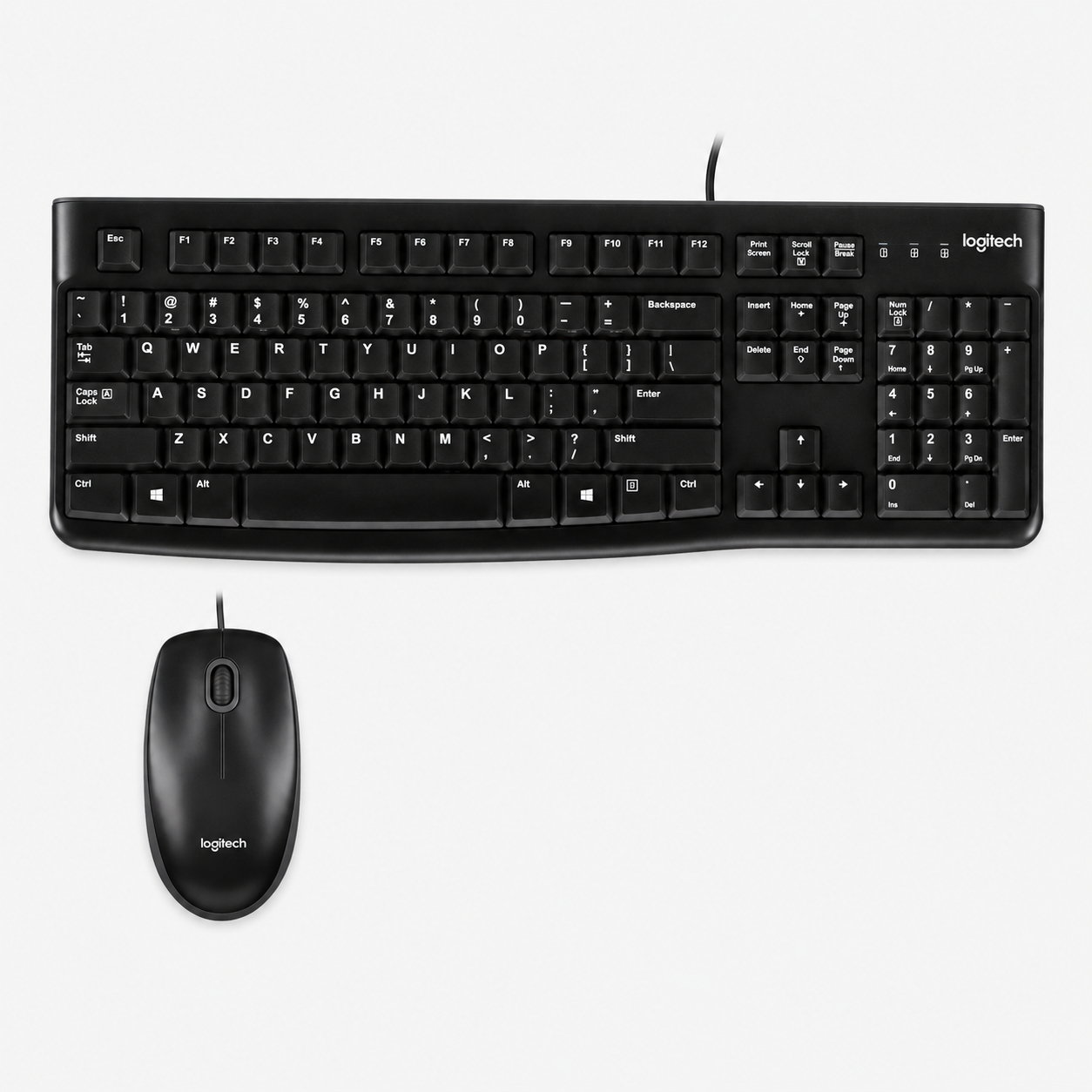 Teclado Logitech MK120 USB con Cable Espanol 1
